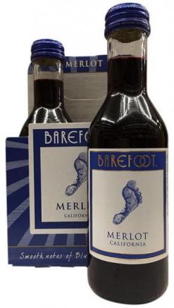 Barefoot - Merlot 4 Pack NV (4 pack 187ml) (4 pack 187ml)