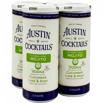Austin Cocktails Cucumber Mojito 4 Pack (4 pack 250ml cans)